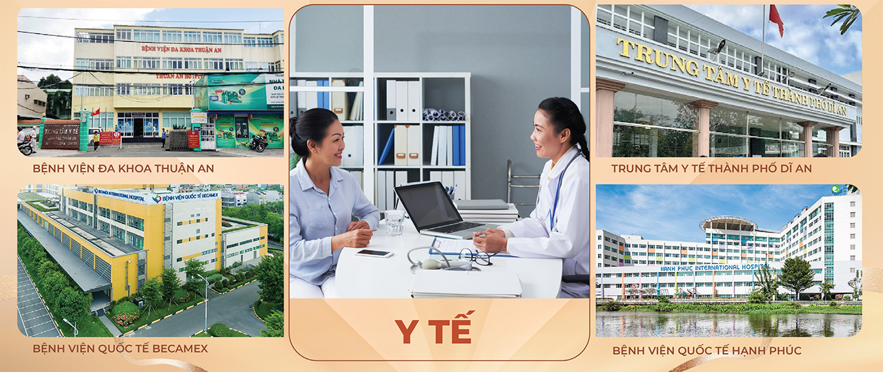 tiện ích ngoại khu nhà phố golden town 2