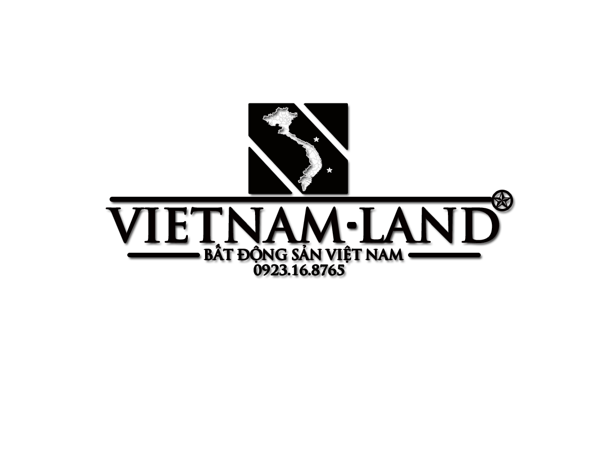 NỀN ĐEN LOGO VIETNAM LAND